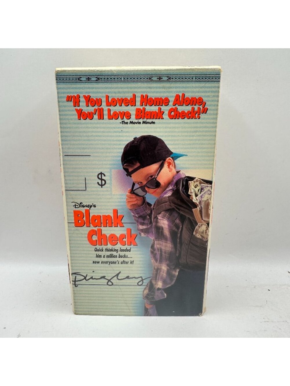 Disneys Blank Check VHS 1994 Movie Brian Bonsall Comedy Family Adventure PG